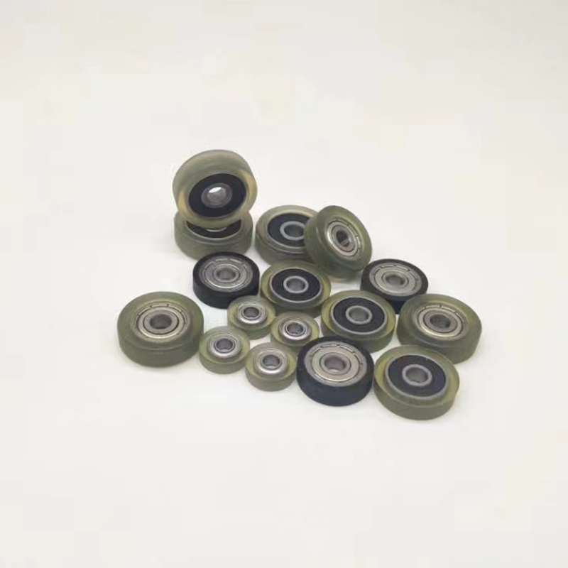 Polyurethane stainless steel formed bearing + stainless steel external thread