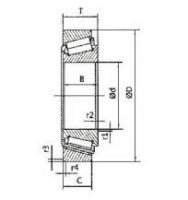 lnch non-standard tapered roller bearing series