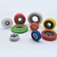 Polyurethane molded bearing + stainless steel external thread